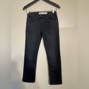 Levi's 511 Slim Boy’s 10reg 25x26 black Jeans adjustable waist